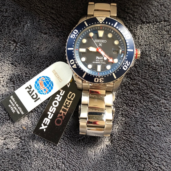 seiko padi special edition prospex solar dive watch